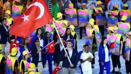 Milli sporcular Tokyo’ya uğurlandı